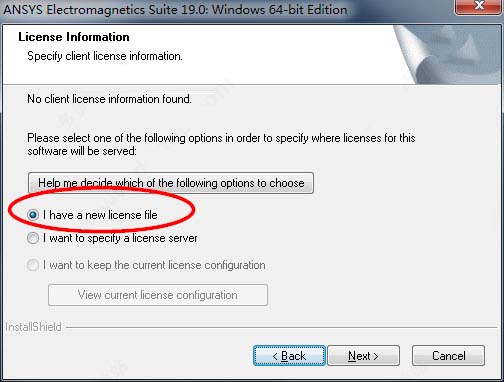 ansys启动时找不到许可证